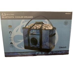 Real Tree  Insulated can Cooler with Wireless Bluetooth Speaker, Holds 36 Cans